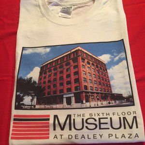 Men's T Shirt-Gildan-Sixth Floor Museum Texas #3001